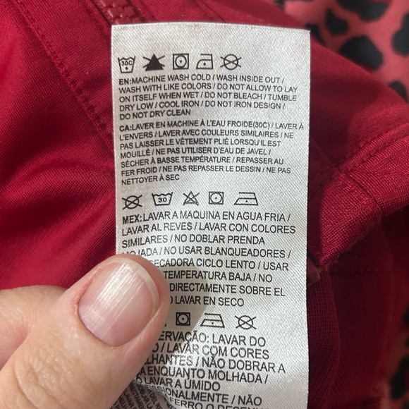 Nike Girls Leopard Print Tricot Tracksuit Jacket - Size 3T - Picture 7 of 7